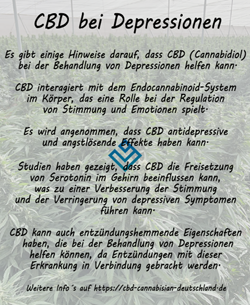 Kann CBD bei Depressionen helfen?