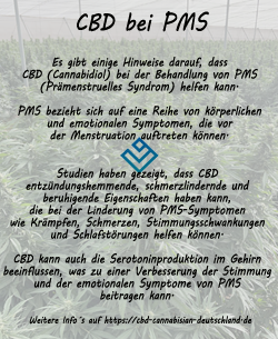 Kann CBD bei PMS helfen?