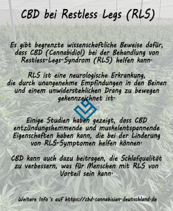 Kann CBD bei Restless Legs (RLS-Syndrom) helfen?